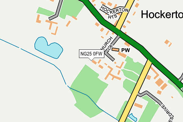 NG25 0FW map - OS OpenMap – Local (Ordnance Survey) NG25 0FW map - OS OpenMap – Local (Ordnance Survey)