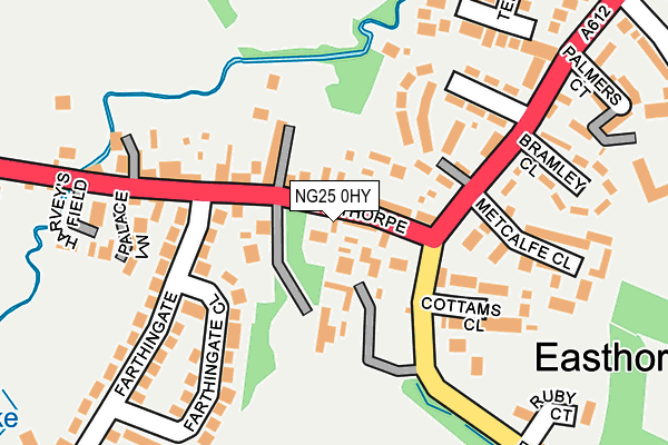 NG25 0HY map - OS OpenMap – Local (Ordnance Survey) NG25 0HY map - OS OpenMap – Local (Ordnance Survey)