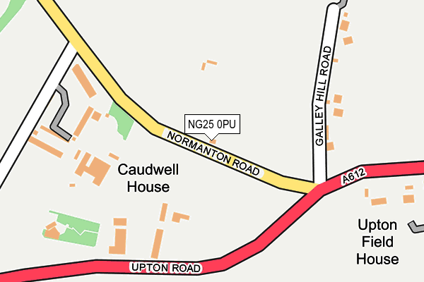 NG25 0PU map - OS OpenMap – Local (Ordnance Survey) NG25 0PU map - OS OpenMap – Local (Ordnance Survey)