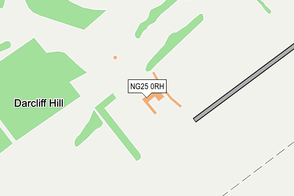 NG25 0RH map - OS OpenMap – Local (Ordnance Survey) NG25 0RH map - OS OpenMap – Local (Ordnance Survey)