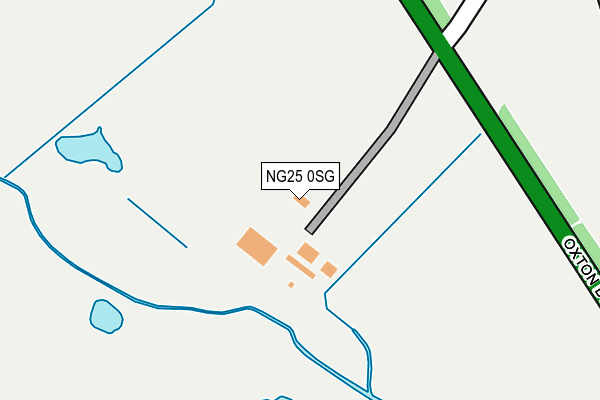 NG25 0SG map - OS OpenMap – Local (Ordnance Survey) NG25 0SG map - OS OpenMap – Local (Ordnance Survey)