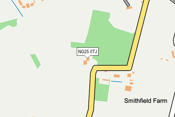 NG25 0TJ map - OS OpenMap – Local (Ordnance Survey) NG25 0TJ map - OS OpenMap – Local (Ordnance Survey)