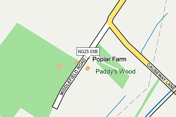 NG25 0XB map - OS OpenMap – Local (Ordnance Survey) NG25 0XB map - OS OpenMap – Local (Ordnance Survey)