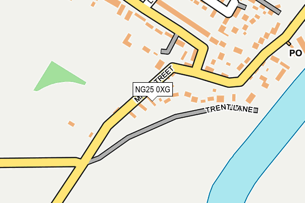 NG25 0XG map - OS OpenMap – Local (Ordnance Survey) NG25 0XG map - OS OpenMap – Local (Ordnance Survey)