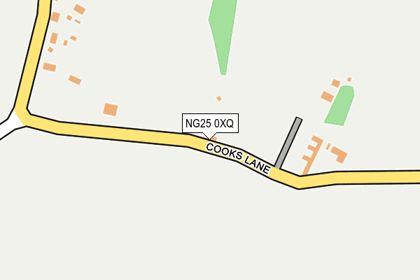 NG25 0XQ map - OS OpenMap – Local (Ordnance Survey) NG25 0XQ map - OS OpenMap – Local (Ordnance Survey)