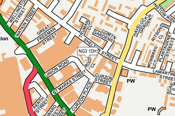 NG3 1DH map - OS OpenMap – Local (Ordnance Survey) NG3 1DH map - OS OpenMap – Local (Ordnance Survey)