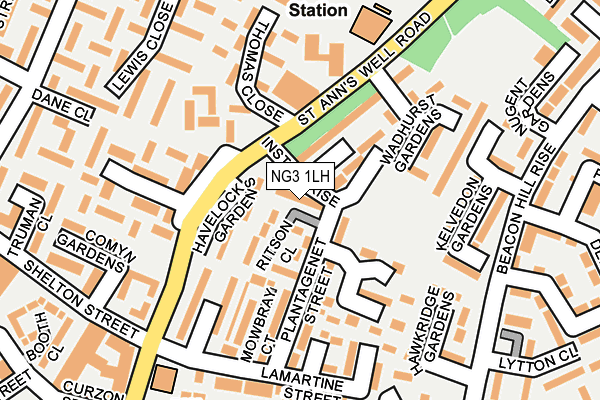 NG3 1LH map - OS OpenMap – Local (Ordnance Survey) NG3 1LH map - OS OpenMap – Local (Ordnance Survey)