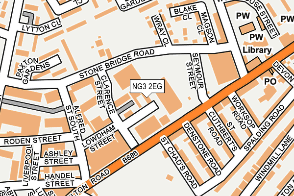 NG3 2EG map - OS OpenMap – Local (Ordnance Survey) NG3 2EG map - OS OpenMap – Local (Ordnance Survey)