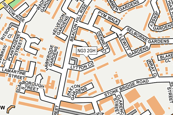 NG3 2GH map - OS OpenMap – Local (Ordnance Survey) NG3 2GH map - OS OpenMap – Local (Ordnance Survey)