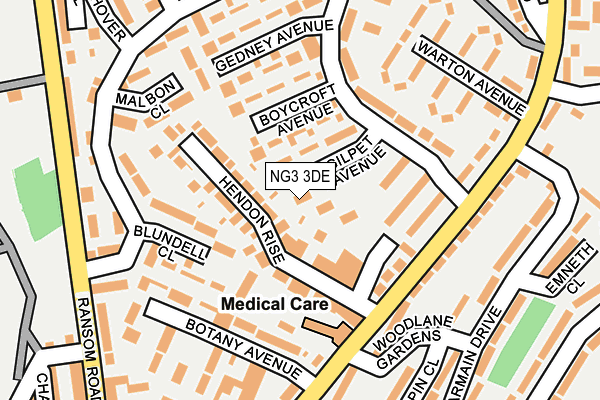 NG3 3DE map - OS OpenMap – Local (Ordnance Survey) NG3 3DE map - OS OpenMap – Local (Ordnance Survey)