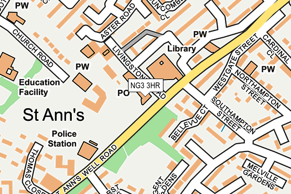 NG3 3HR map - OS OpenMap – Local (Ordnance Survey) NG3 3HR map - OS OpenMap – Local (Ordnance Survey)
