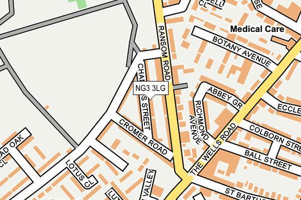 NG3 3LG map - OS OpenMap – Local (Ordnance Survey) NG3 3LG map - OS OpenMap – Local (Ordnance Survey)