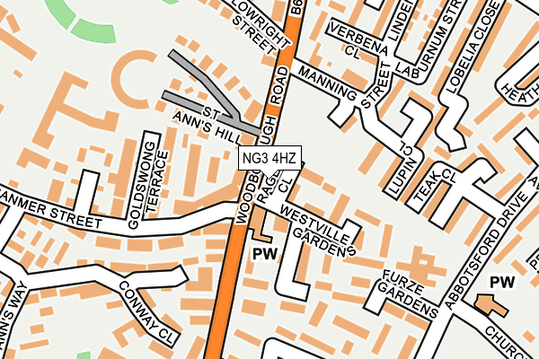 NG3 4HZ map - OS OpenMap – Local (Ordnance Survey) NG3 4HZ map - OS OpenMap – Local (Ordnance Survey)