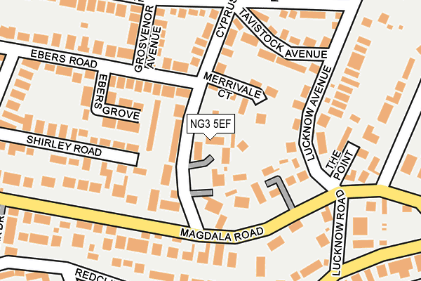 NG3 5EF map - OS OpenMap – Local (Ordnance Survey) NG3 5EF map - OS OpenMap – Local (Ordnance Survey)