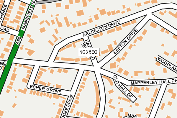 NG3 5EQ map - OS OpenMap – Local (Ordnance Survey) NG3 5EQ map - OS OpenMap – Local (Ordnance Survey)