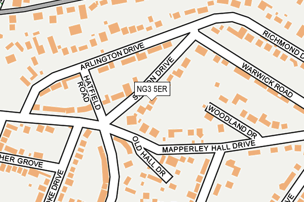 NG3 5ER map - OS OpenMap – Local (Ordnance Survey) NG3 5ER map - OS OpenMap – Local (Ordnance Survey)
