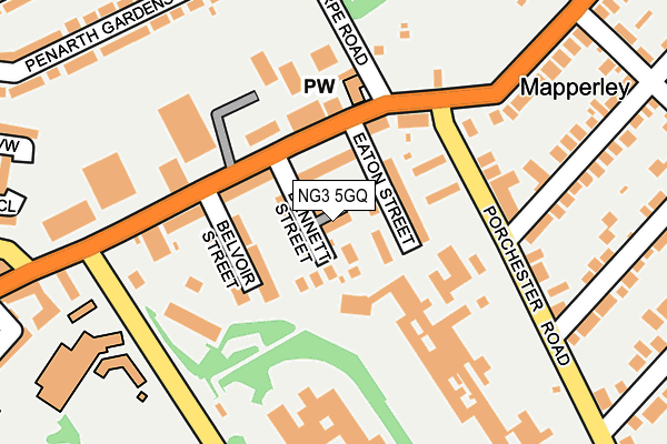 NG3 5GQ map - OS OpenMap – Local (Ordnance Survey) NG3 5GQ map - OS OpenMap – Local (Ordnance Survey)
