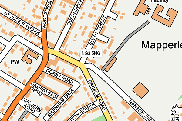 NG3 5NG map - OS OpenMap – Local (Ordnance Survey) NG3 5NG map - OS OpenMap – Local (Ordnance Survey)