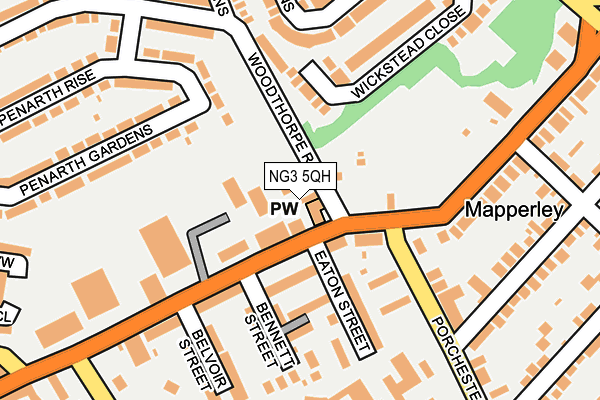 NG3 5QH map - OS OpenMap – Local (Ordnance Survey) NG3 5QH map - OS OpenMap – Local (Ordnance Survey)