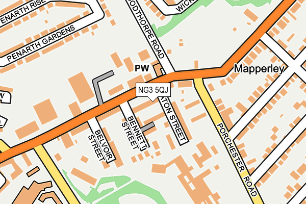 NG3 5QJ map - OS OpenMap – Local (Ordnance Survey) NG3 5QJ map - OS OpenMap – Local (Ordnance Survey)