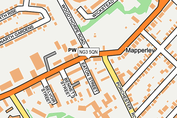 NG3 5QN map - OS OpenMap – Local (Ordnance Survey) NG3 5QN map - OS OpenMap – Local (Ordnance Survey)