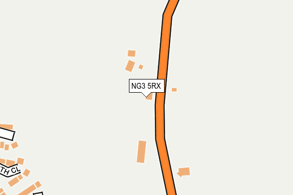 NG3 5RX map - OS OpenMap – Local (Ordnance Survey) NG3 5RX map - OS OpenMap – Local (Ordnance Survey)