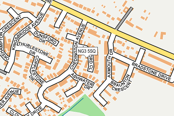 NG3 5SQ map - OS OpenMap – Local (Ordnance Survey) NG3 5SQ map - OS OpenMap – Local (Ordnance Survey)