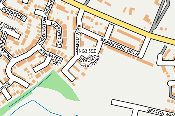 NG3 5SZ map - OS OpenMap – Local (Ordnance Survey) NG3 5SZ map - OS OpenMap – Local (Ordnance Survey)