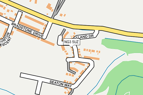NG3 5UZ map - OS OpenMap – Local (Ordnance Survey) NG3 5UZ map - OS OpenMap – Local (Ordnance Survey)