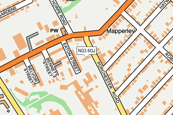 NG3 6GJ map - OS OpenMap – Local (Ordnance Survey) NG3 6GJ map - OS OpenMap – Local (Ordnance Survey)