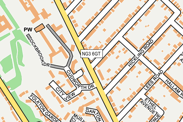 NG3 6GT map - OS OpenMap – Local (Ordnance Survey) NG3 6GT map - OS OpenMap – Local (Ordnance Survey)