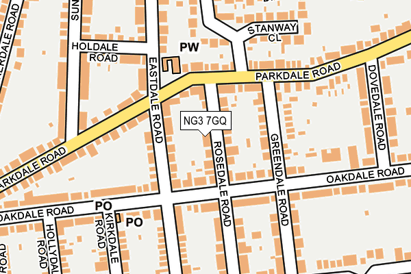 NG3 7GQ map - OS OpenMap – Local (Ordnance Survey) NG3 7GQ map - OS OpenMap – Local (Ordnance Survey)
