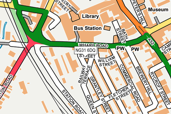 NG31 6DQ map - OS OpenMap – Local (Ordnance Survey) NG31 6DQ map - OS OpenMap – Local (Ordnance Survey)