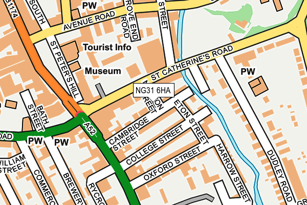 NG31 6HA map - OS OpenMap – Local (Ordnance Survey) NG31 6HA map - OS OpenMap – Local (Ordnance Survey)