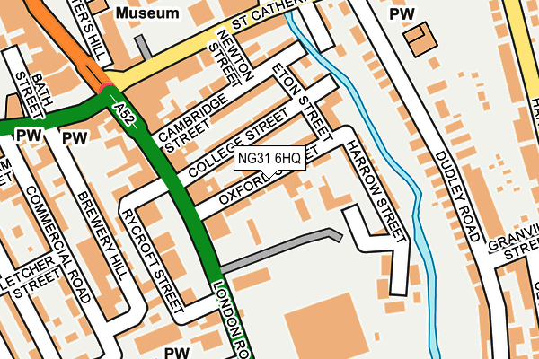 NG31 6HQ map - OS OpenMap – Local (Ordnance Survey)
