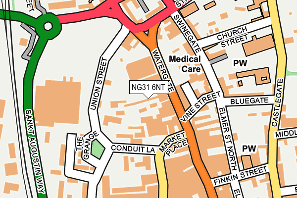 NG31 6NT map - OS OpenMap – Local (Ordnance Survey) NG31 6NT map - OS OpenMap – Local (Ordnance Survey)