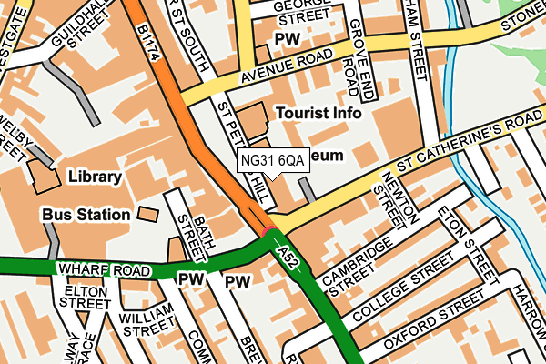 NG31 6QA map - OS OpenMap – Local (Ordnance Survey) NG31 6QA map - OS OpenMap – Local (Ordnance Survey)