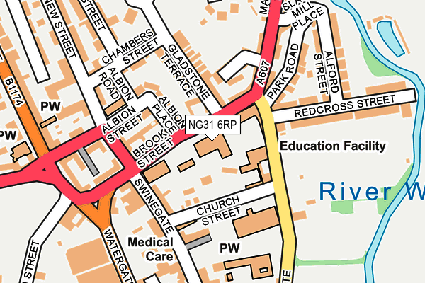 NG31 6RP map - OS OpenMap – Local (Ordnance Survey) NG31 6RP map - OS OpenMap – Local (Ordnance Survey)