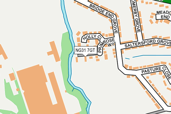 NG31 7GT map - OS OpenMap – Local (Ordnance Survey) NG31 7GT map - OS OpenMap – Local (Ordnance Survey)