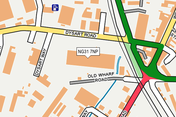 NG31 7NP map - OS OpenMap – Local (Ordnance Survey) NG31 7NP map - OS OpenMap – Local (Ordnance Survey)