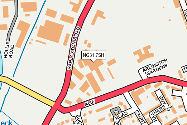 NG31 7SH map - OS OpenMap – Local (Ordnance Survey) NG31 7SH map - OS OpenMap – Local (Ordnance Survey)