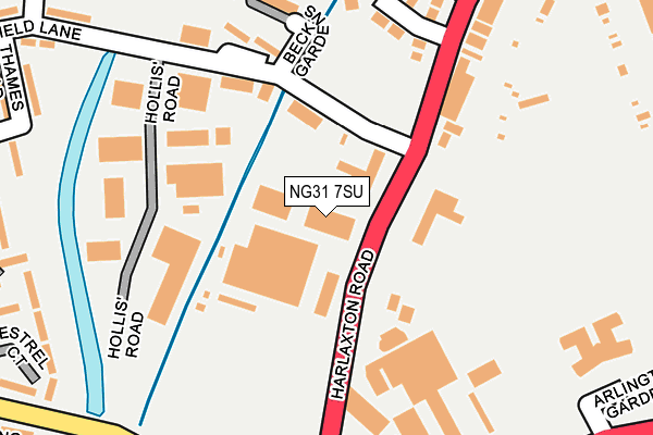 NG31 7SU map - OS OpenMap – Local (Ordnance Survey) NG31 7SU map - OS OpenMap – Local (Ordnance Survey)