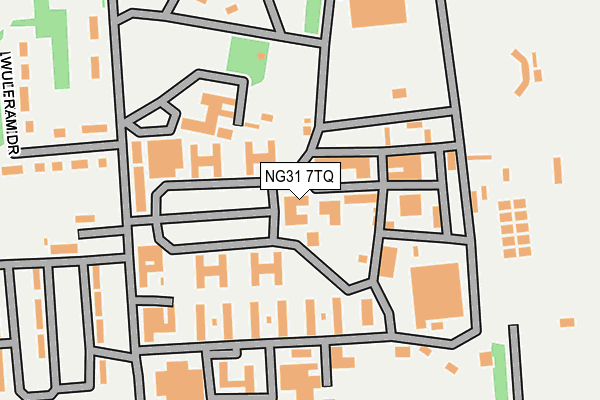 NG31 7TQ map - OS OpenMap – Local (Ordnance Survey) NG31 7TQ map - OS OpenMap – Local (Ordnance Survey)