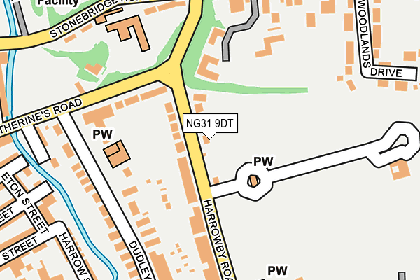 NG31 9DT map - OS OpenMap – Local (Ordnance Survey) NG31 9DT map - OS OpenMap – Local (Ordnance Survey)