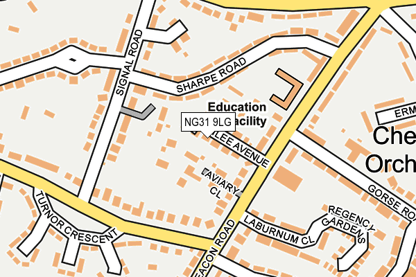 NG31 9LG map - OS OpenMap – Local (Ordnance Survey) NG31 9LG map - OS OpenMap – Local (Ordnance Survey)
