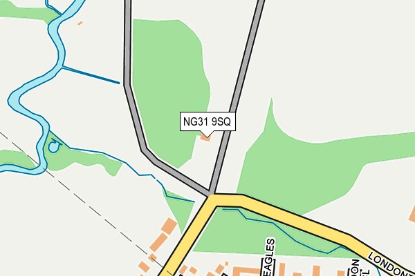 NG31 9SQ map - OS OpenMap – Local (Ordnance Survey) NG31 9SQ map - OS OpenMap – Local (Ordnance Survey)