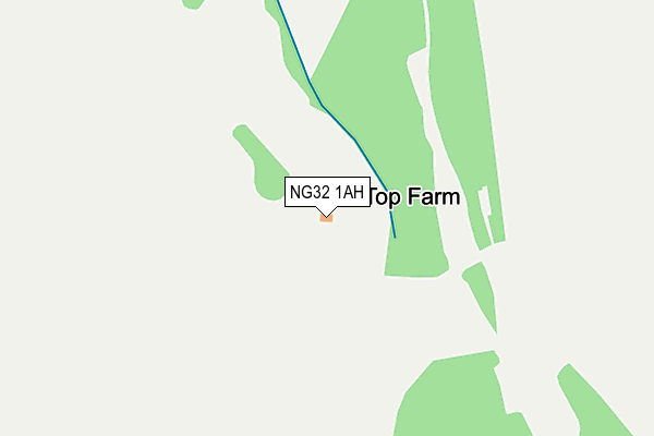NG32 1AH map - OS OpenMap – Local (Ordnance Survey) NG32 1AH map - OS OpenMap – Local (Ordnance Survey)
