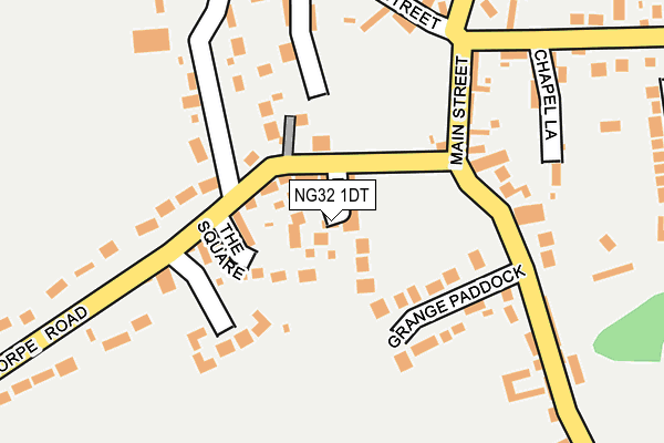 NG32 1DT map - OS OpenMap – Local (Ordnance Survey) NG32 1DT map - OS OpenMap – Local (Ordnance Survey)