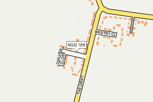 NG32 1EN map - OS OpenMap – Local (Ordnance Survey) NG32 1EN map - OS OpenMap – Local (Ordnance Survey)