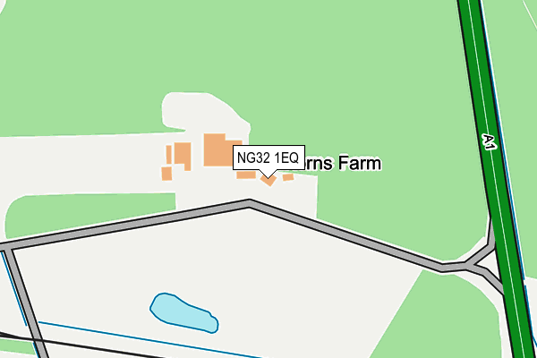 NG32 1EQ map - OS OpenMap – Local (Ordnance Survey) NG32 1EQ map - OS OpenMap – Local (Ordnance Survey)